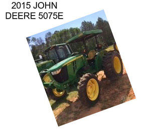 2015 JOHN DEERE 5075E