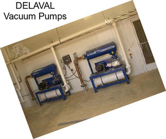 DELAVAL Vacuum Pumps