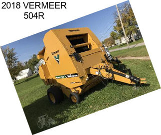 2018 VERMEER 504R