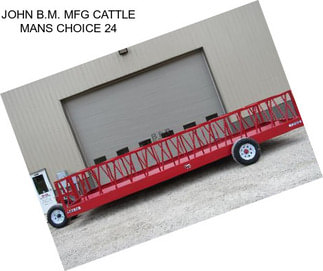 JOHN B.M. MFG CATTLE MANS CHOICE 24