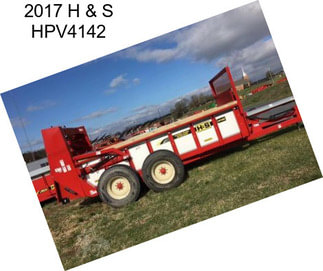 2017 H & S HPV4142