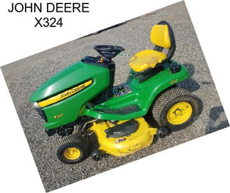 JOHN DEERE X324