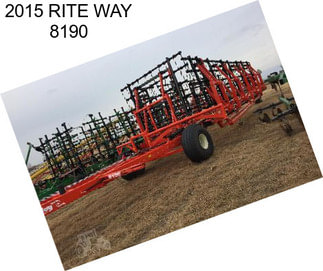 2015 RITE WAY 8190