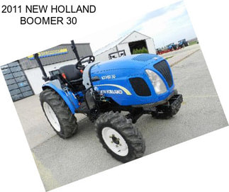 2011 NEW HOLLAND BOOMER 30