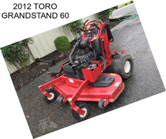 2012 TORO GRANDSTAND 60