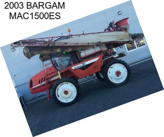 2003 BARGAM MAC1500ES