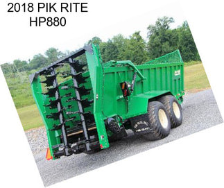 2018 PIK RITE HP880