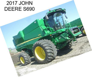 2017 JOHN DEERE S690