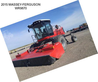 2015 MASSEY-FERGUSON WR9870