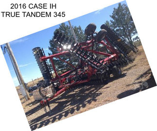 2016 CASE IH TRUE TANDEM 345