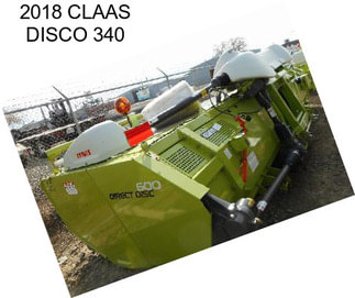 2018 CLAAS DISCO 340