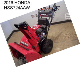 2016 HONDA HSS724AAW