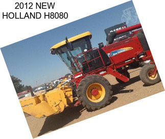 2012 NEW HOLLAND H8080