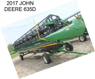 2017 JOHN DEERE 635D