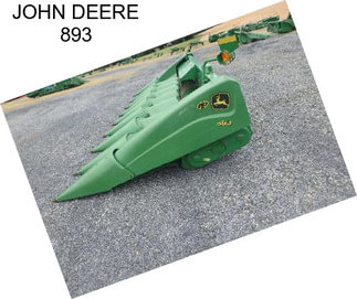 JOHN DEERE 893