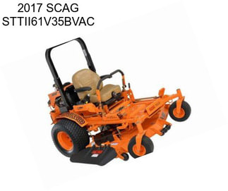 2017 SCAG STTII61V35BVAC