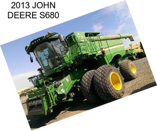 2013 JOHN DEERE S680