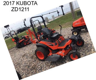 2017 KUBOTA ZD1211