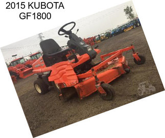 2015 KUBOTA GF1800
