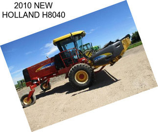 2010 NEW HOLLAND H8040