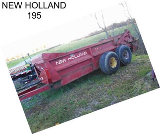 NEW HOLLAND 195