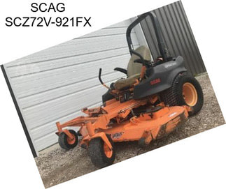 SCAG SCZ72V-921FX