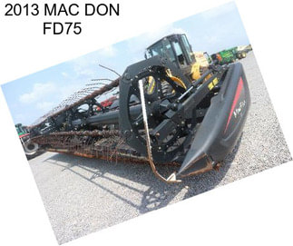 2013 MAC DON FD75