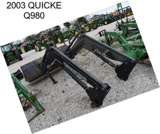 2003 QUICKE Q980