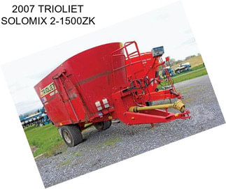 2007 TRIOLIET SOLOMIX 2-1500ZK