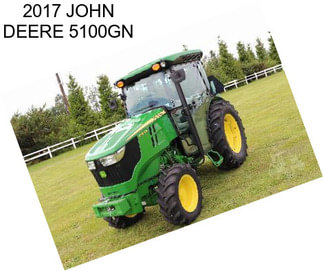 2017 JOHN DEERE 5100GN