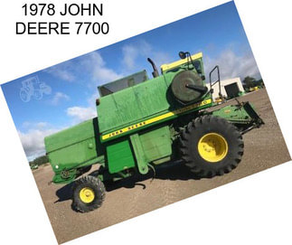 1978 JOHN DEERE 7700