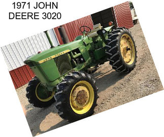 1971 JOHN DEERE 3020