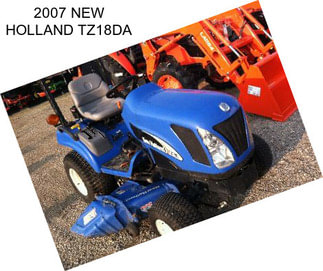 2007 NEW HOLLAND TZ18DA