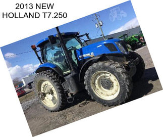 2013 NEW HOLLAND T7.250