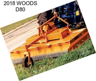 2018 WOODS D80