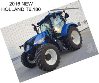 2016 NEW HOLLAND T6.180