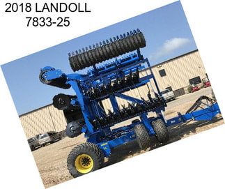 2018 LANDOLL 7833-25