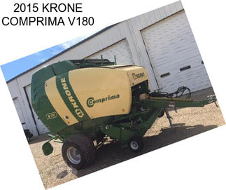 2015 KRONE COMPRIMA V180