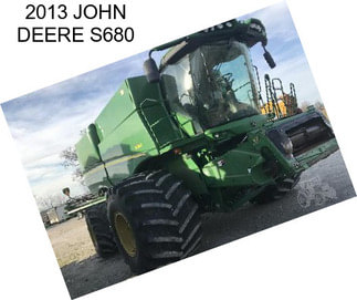 2013 JOHN DEERE S680