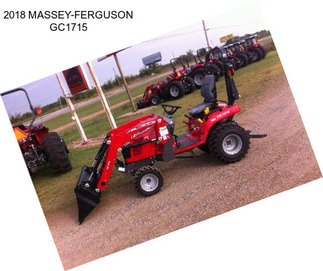 2018 MASSEY-FERGUSON GC1715