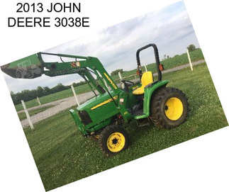 2013 JOHN DEERE 3038E