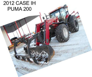 2012 CASE IH PUMA 200