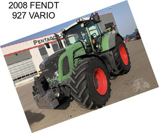 2008 FENDT 927 VARIO