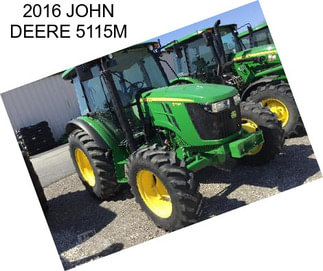 2016 JOHN DEERE 5115M