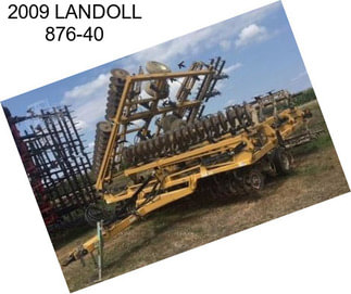 2009 LANDOLL 876-40