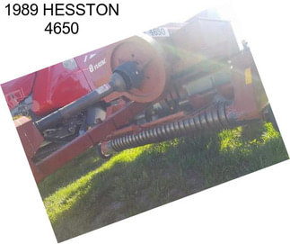 1989 HESSTON 4650