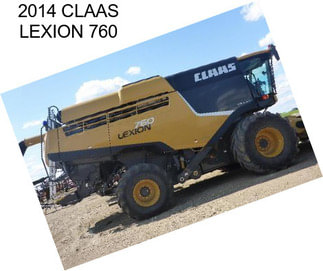 2014 CLAAS LEXION 760