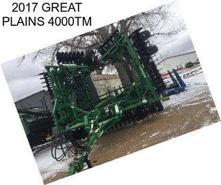 2017 GREAT PLAINS 4000TM