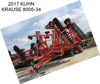 2017 KUHN KRAUSE 8005-34