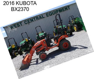 2016 KUBOTA BX2370